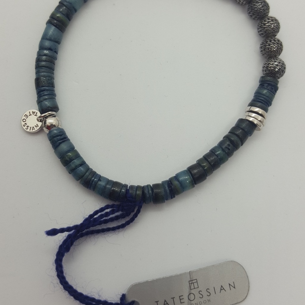 Tateossian Seychelles mesh silver bracelet NEW! - Picture 2 of 7